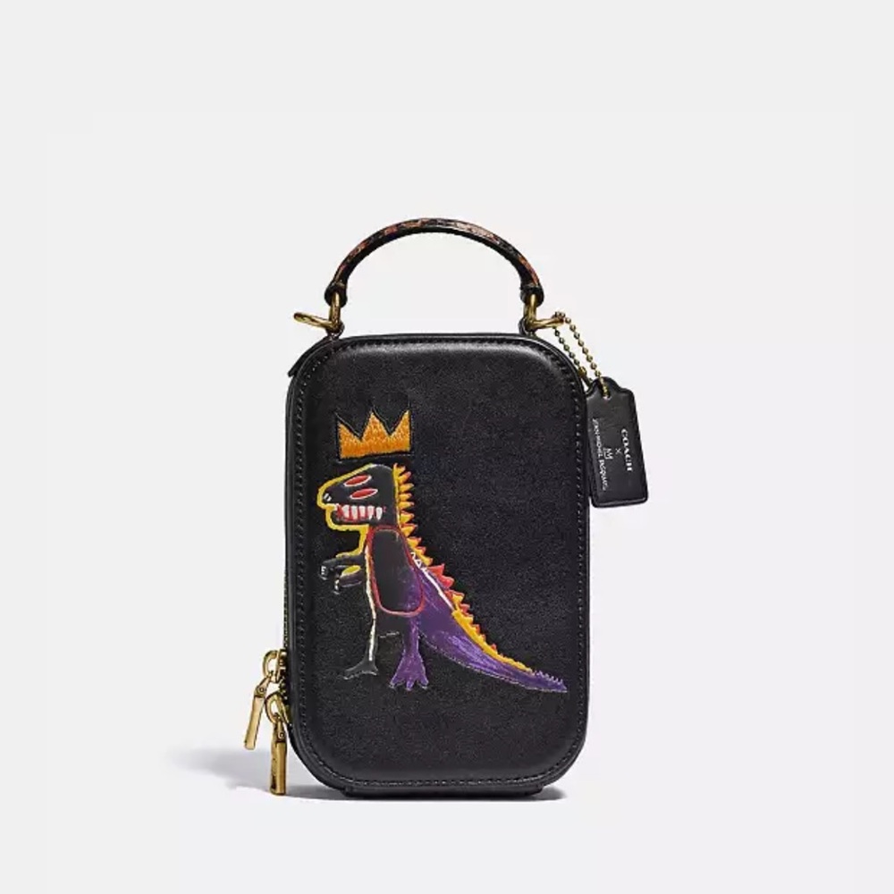Coach X Jean Michel Basquiat Alie Camera Bag with Snakeskin